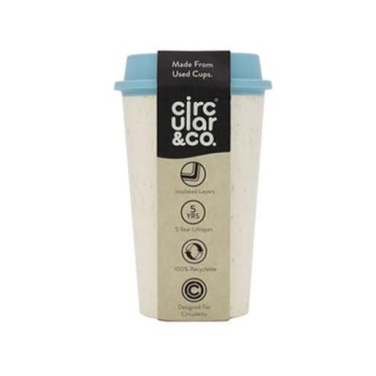 NOW Cup 340ml Creme/Blauw