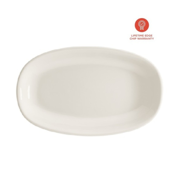 Bord 150x85mm ovaal Gourmet Off white