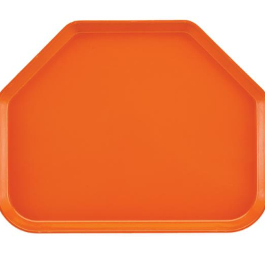 Dienblad Camtray trapezium 495x370 Orange Pizazz