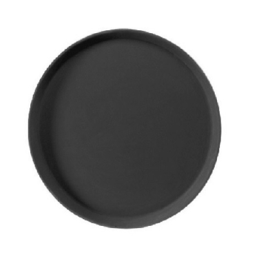 Dienblad Ø405mm zwart antislip