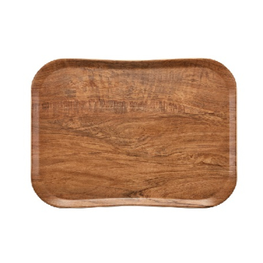 Dienblad 43x33cm brown olive wood grain Cambro